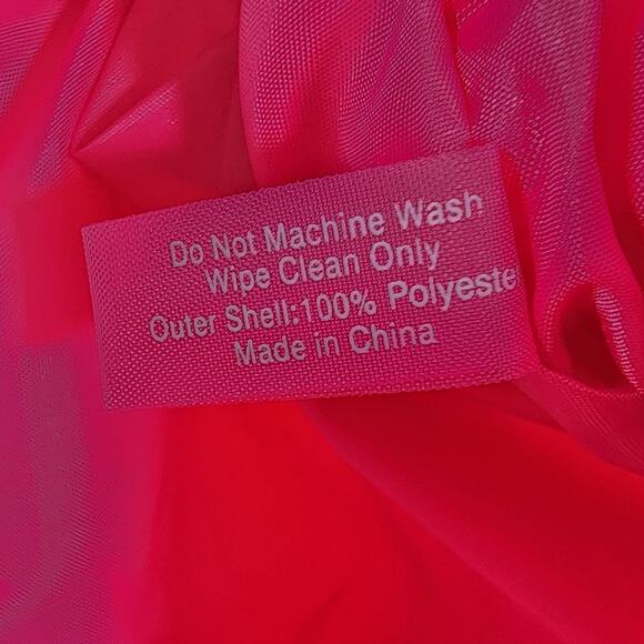 NEW Clinique DonaldX Collaboration Neon Color Handled Reusable Tote Shopping Bag - Picture 9 of 10